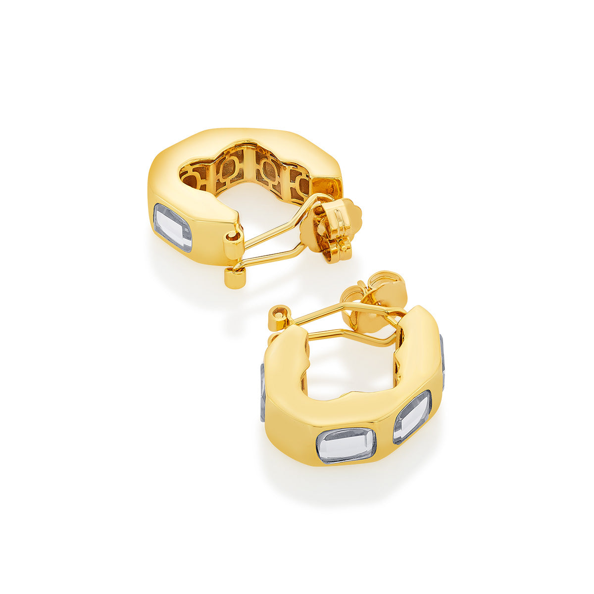 Just Jamiti Mirror Hoops