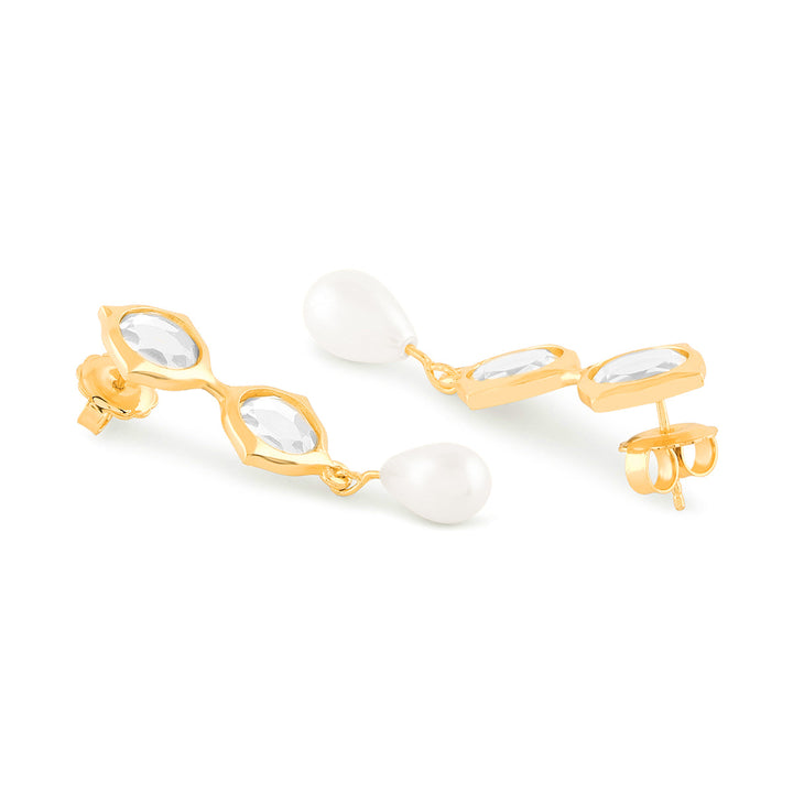 Lumen Pearl Drop Earrings