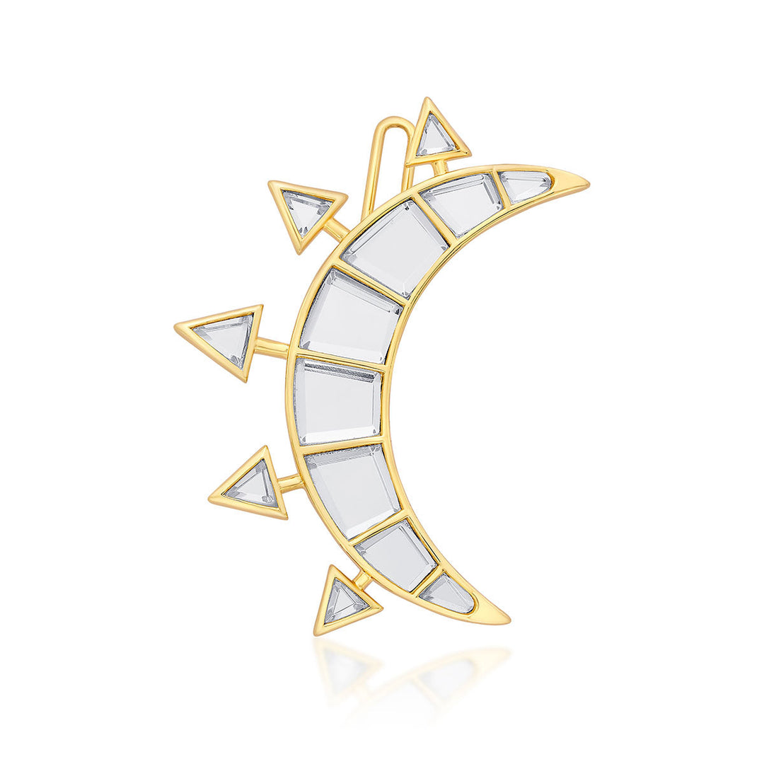 Nuit Mirror Crescent Hair Pin