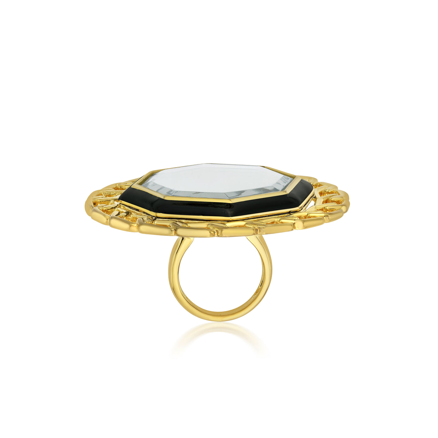 Borderless Medallion Ring - Isharya | Modern Indian Jewelry