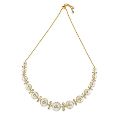 Raina Hydro Emerald & CZ Choker - Isharya | Modern Indian Jewelry