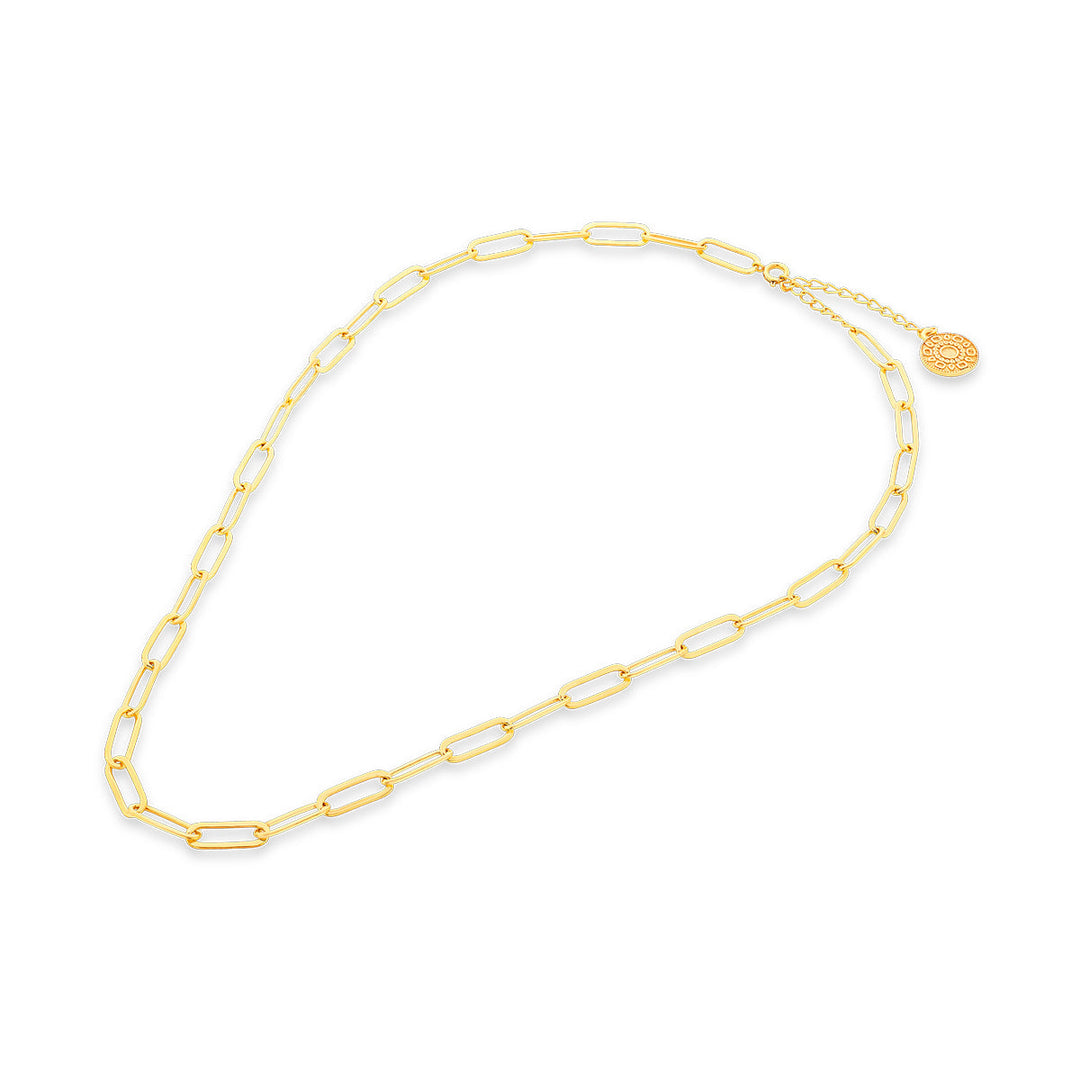 Long loop Gilt Chain Necklace