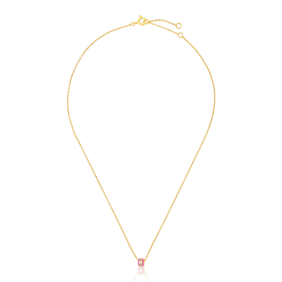 Rani Pink Locket Necklace - Isharya | Modern Indian Jewelry