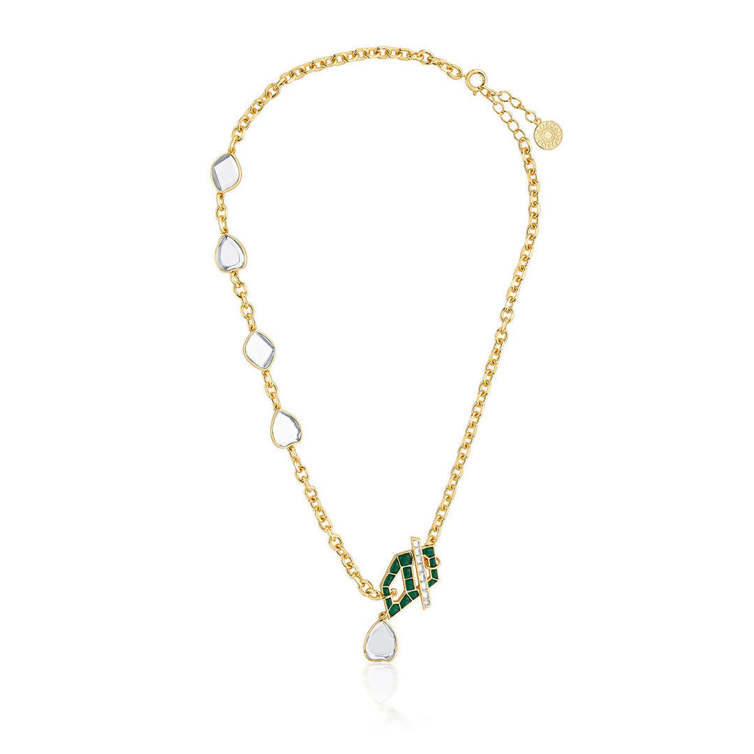 Fiesta Hydro Emerald Toggle Necklace