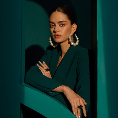 Zeenat Dome Ring