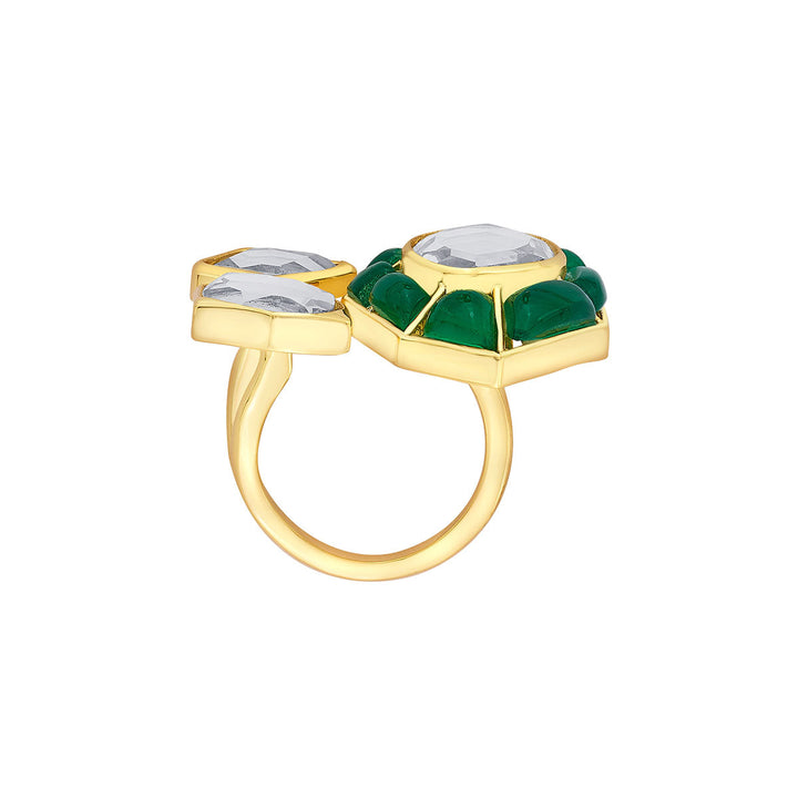 Fiesta Hydro Emerald Open Ring