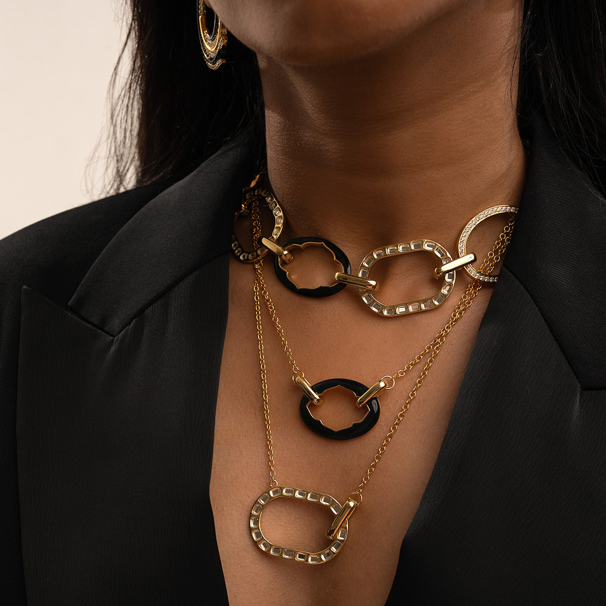 Sliving Geometry Necklace