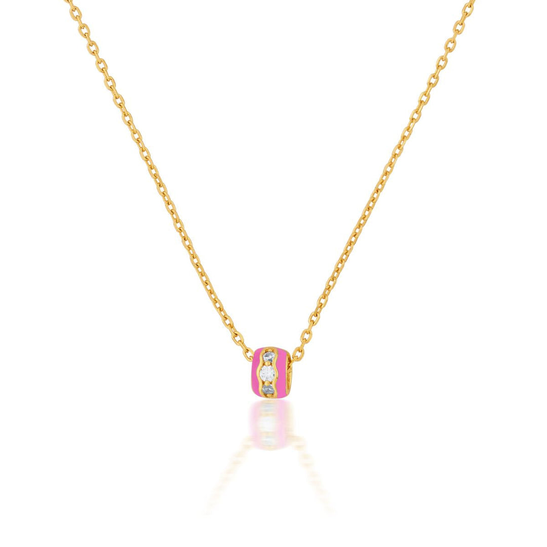 Rani Pink Locket Necklace - Isharya | Modern Indian Jewelry