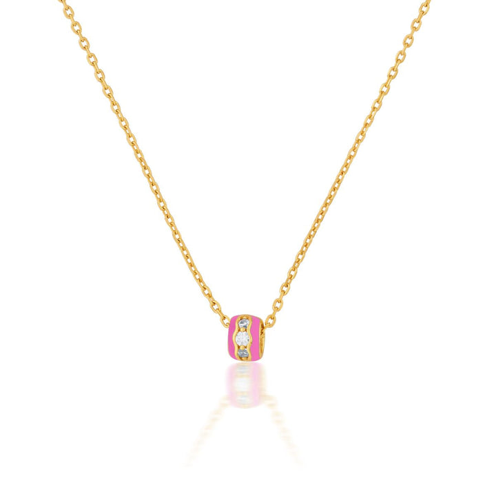 Rani Pink Locket Necklace - Isharya | Modern Indian Jewelry