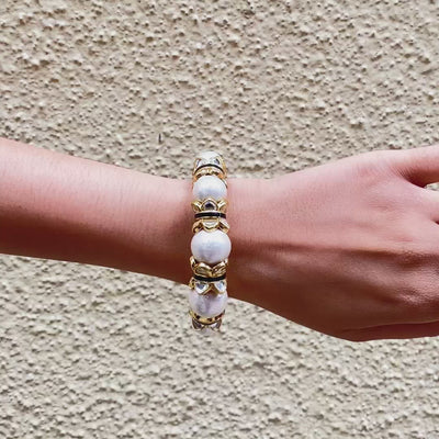 Amara Mirror Pearl Cuff