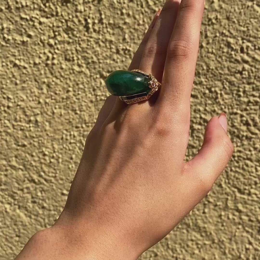 Zeenat Dome Ring