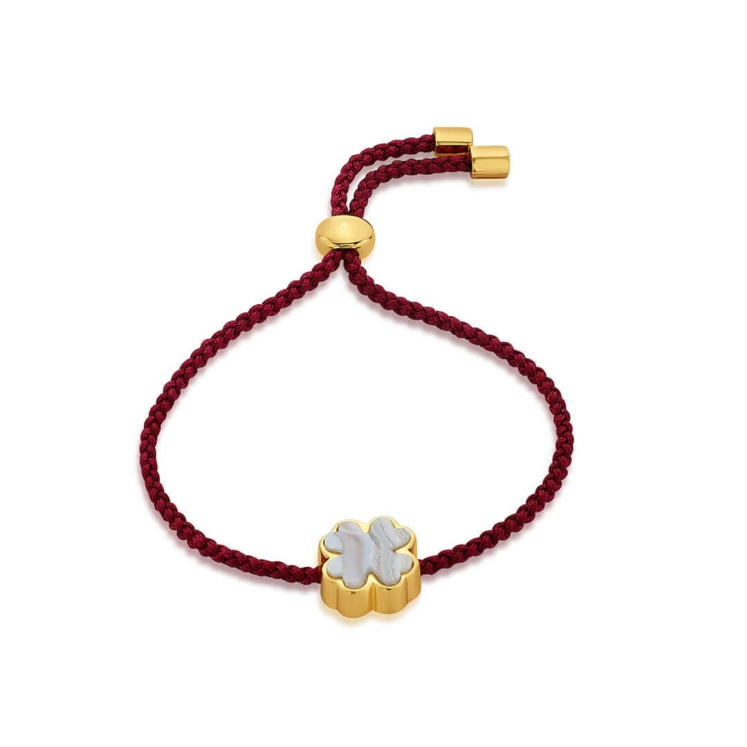 Lucky Clover Thread Bracelet - Isharya | Modern Indian Jewelry
