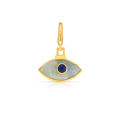 Gemini Evil Eye Charm - Isharya | Modern Indian Jewelry