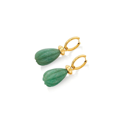 Amazonite Legacy Earrings - Isharya | Modern Indian Jewelry