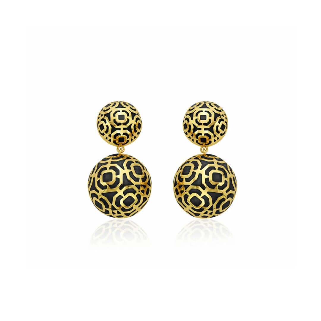 Borderless Mop Circle Earrings - Isharya | Modern Indian Jewelry