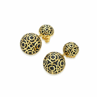 Borderless Mop Circle Earrings - Isharya | Modern Indian Jewelry