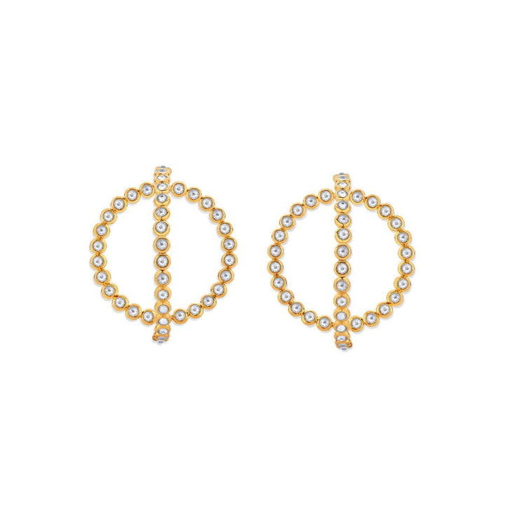 Globe Crystal Earrings - Isharya | Modern Indian Jewelry