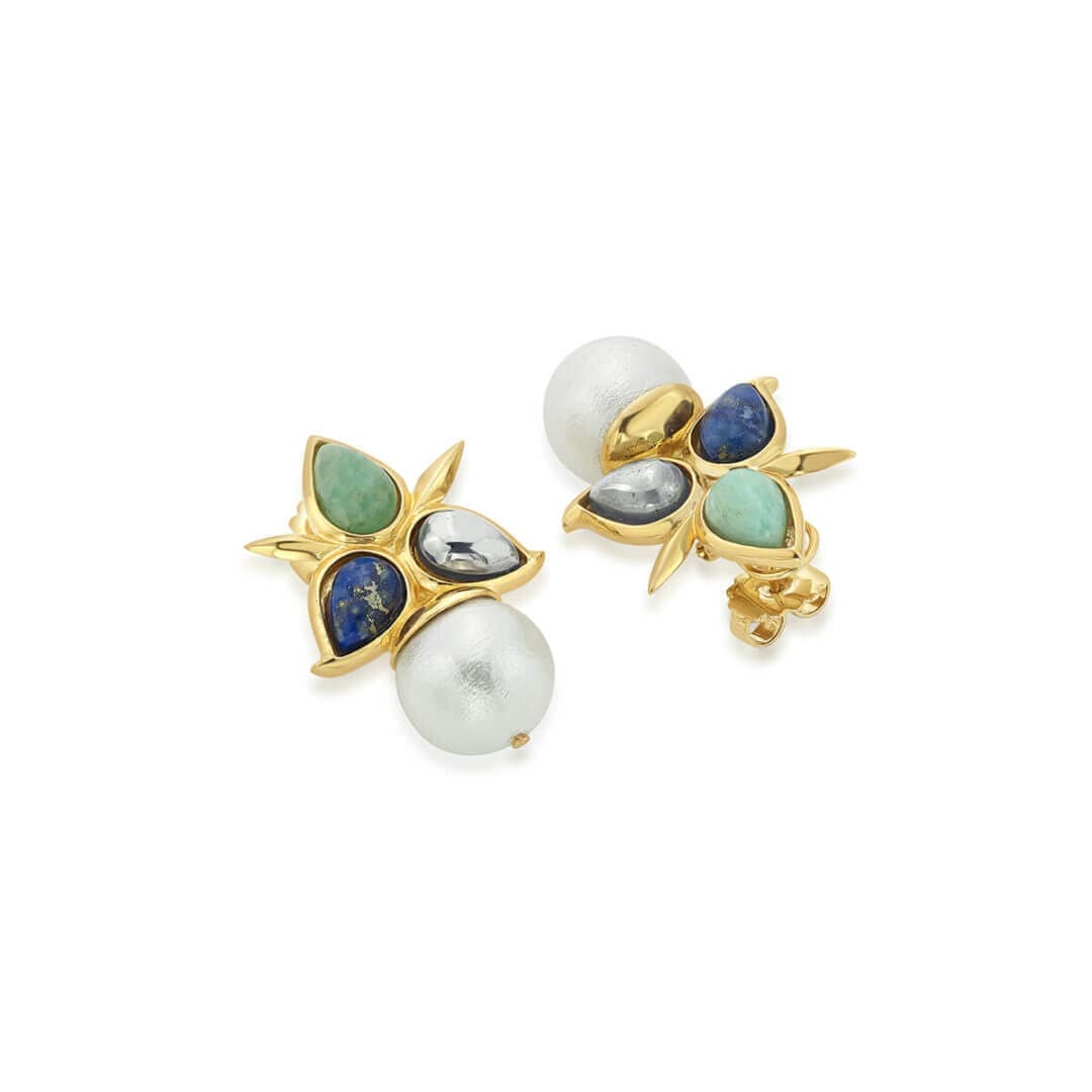 Marsala Noor Drop Earrings - Isharya | Modern Indian Jewelry