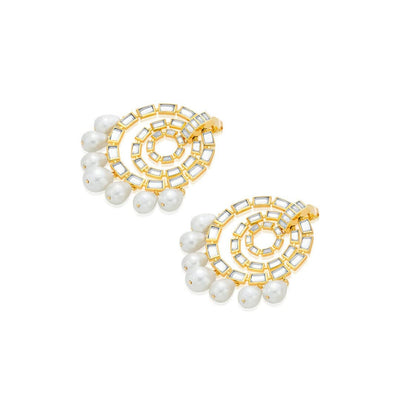 Reflect Pearl Earrings - Isharya | Modern Indian Jewelry