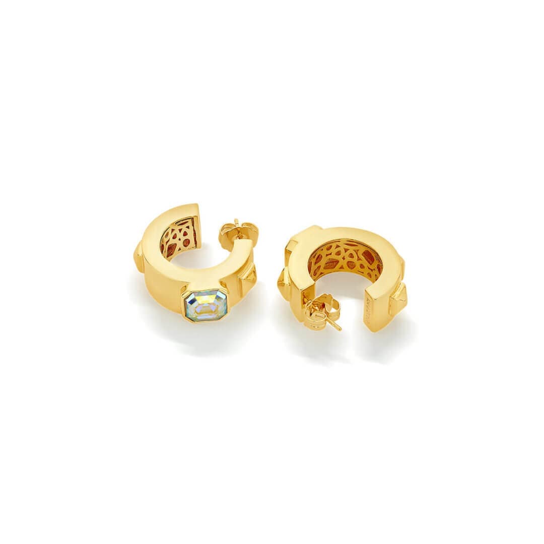 Roosevelt White Abalone Earrings - Isharya | Modern Indian Jewelry