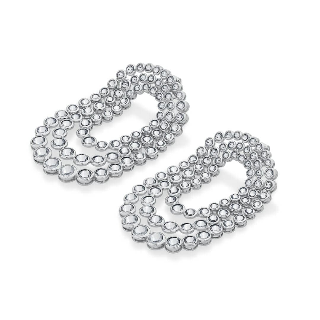 Ruhaniyat Shimmering CZ Earrings - Isharya | Modern Indian Jewelry