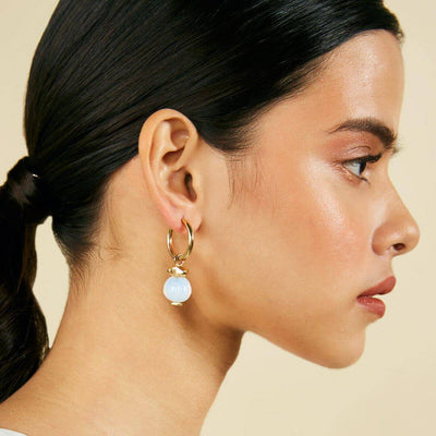 Bead Hoops - Isharya | Modern Indian Jewelry
