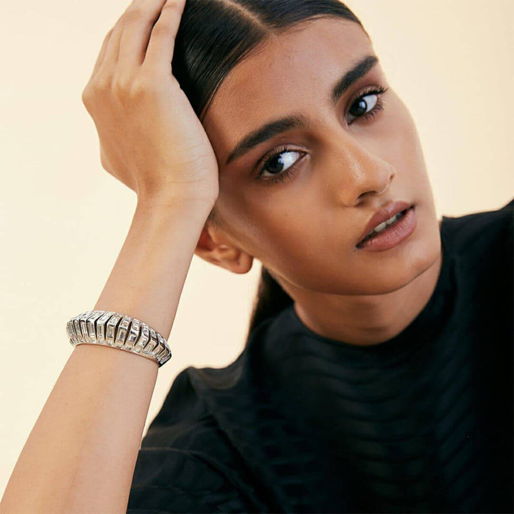 Disco Mirror Rib Wristwear - Isharya | Modern Indian Jewelry