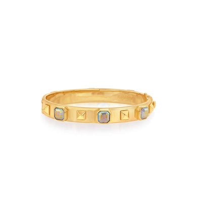Ginsburg White Abalone Cuff - Isharya | Modern Indian Jewelry