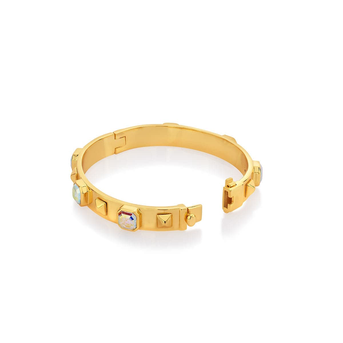 Ginsburg White Abalone Cuff - Isharya | Modern Indian Jewelry