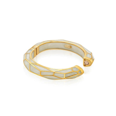 Louvre Hinged Bangle - Isharya | Modern Indian Jewelry