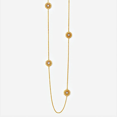 Icon Mirror Long Necklace - Isharya | Modern Indian Jewelry