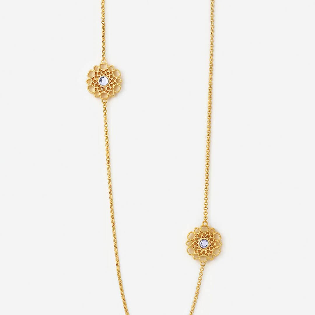 Icon Mirror Long Necklace - Isharya | Modern Indian Jewelry