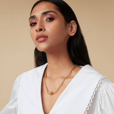 Link Lock Necklace  Long - Isharya | Modern Indian Jewelry