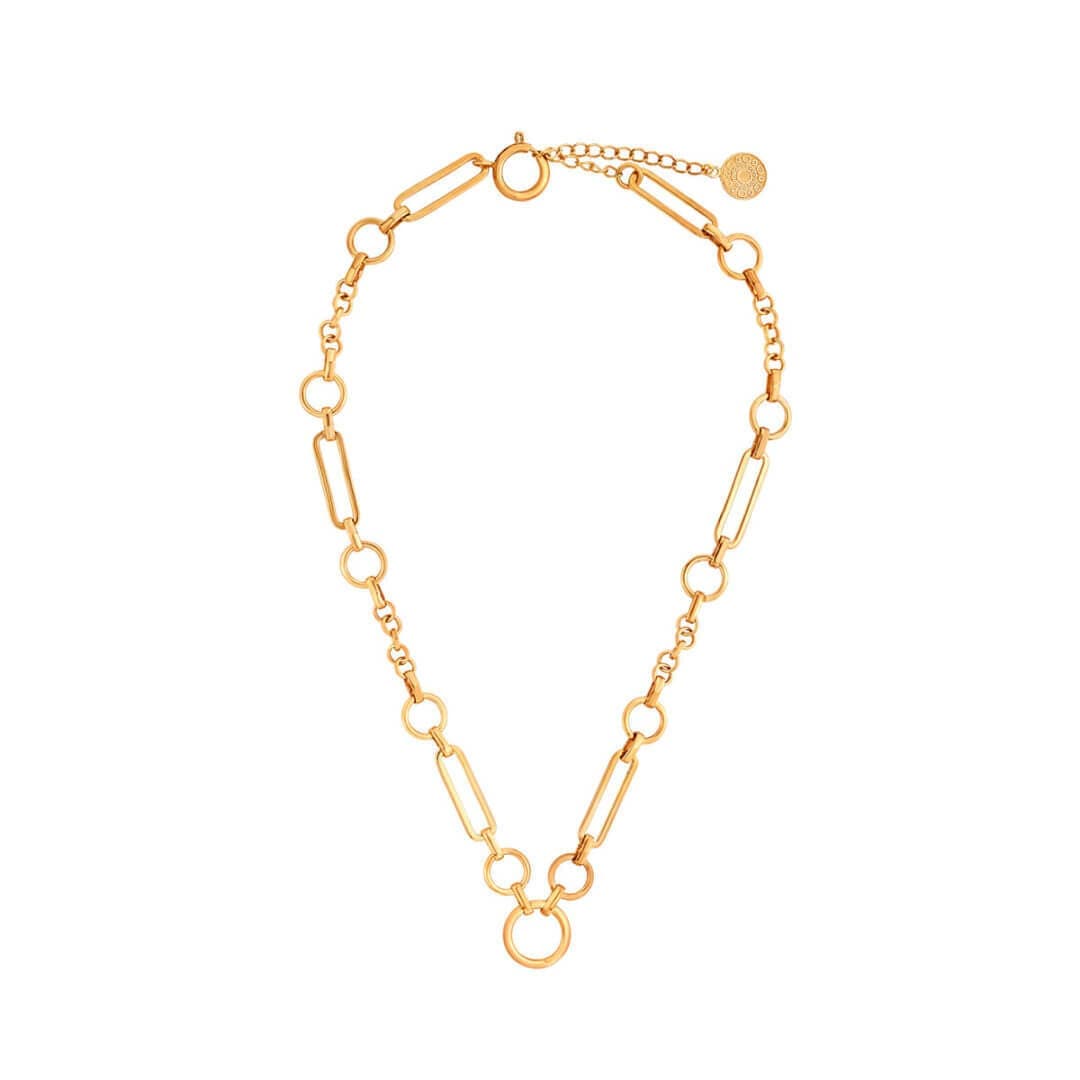 Personalizable Geo Link Chain Necklace - Isharya | Modern Indian Jewelry