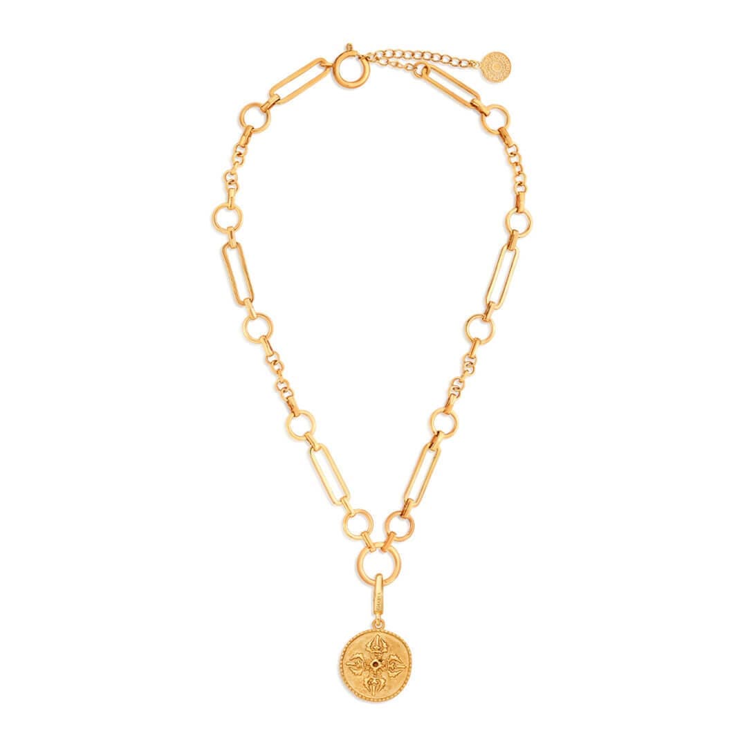 Personalizable Geo Link Chain Necklace - Isharya | Modern Indian Jewelry