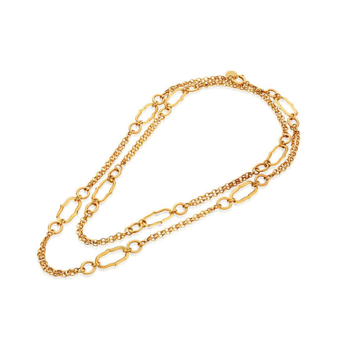 Personalizable Mughal Long Necklace - Isharya | Modern Indian Jewelry