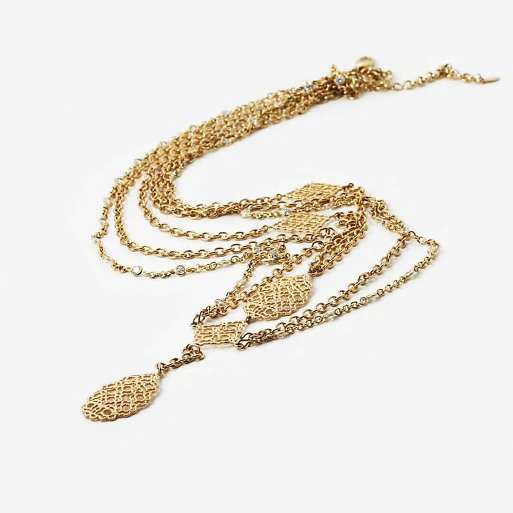 Royal Filigree Harness and Necklace - Isharya | Modern Indian Jewelry