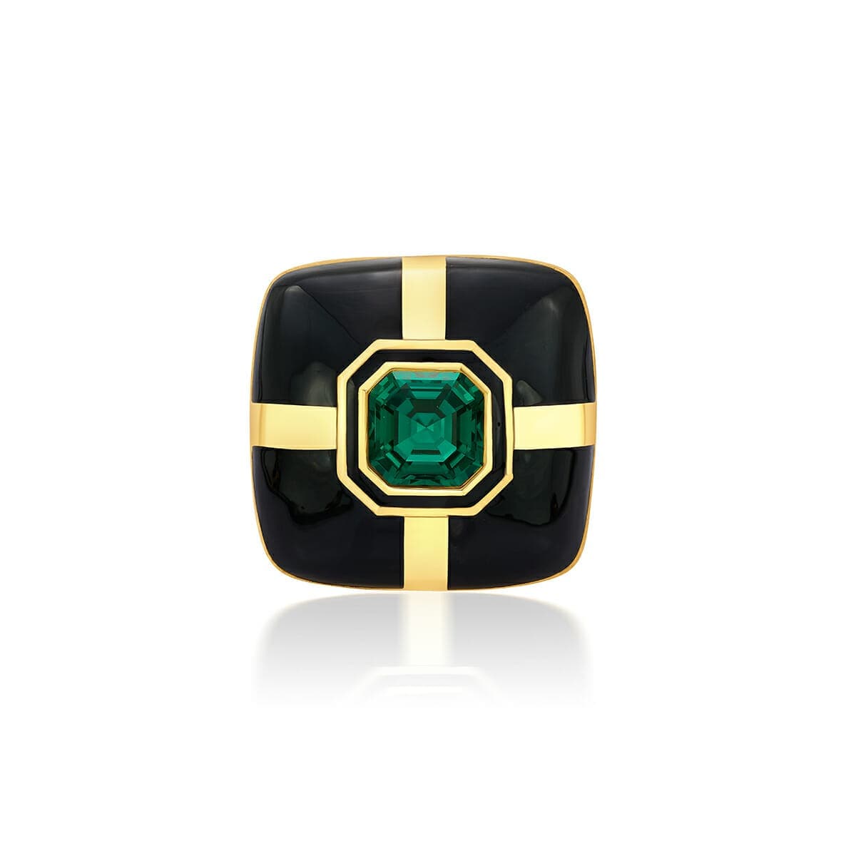 Shabana Emerald Ring - Isharya | Modern Indian Jewelry