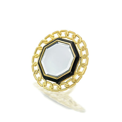 Borderless Medallion Ring - Isharya | Modern Indian Jewelry