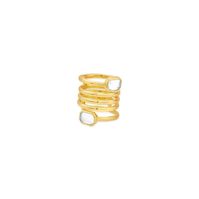 Climb Crystal Ring - Isharya | Modern Indian Jewelry