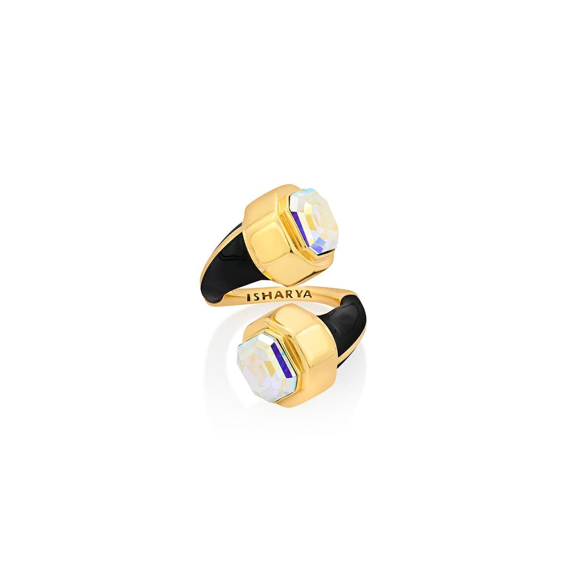 Faye Wrap Abalone Ring - Isharya | Modern Indian Jewelry