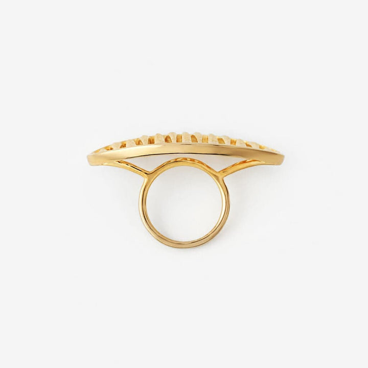 Filigree Spoke Eye Ring - Isharya | Modern Indian Jewelry