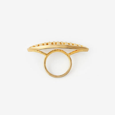Filigree Spoke Eye Ring - Isharya | Modern Indian Jewelry