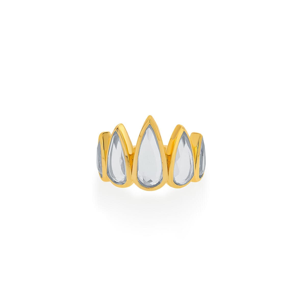 Jugni Mirror Princess Ring - Isharya | Modern Indian Jewelry